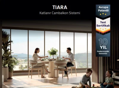 Tiara Katlanır Cam Balkon